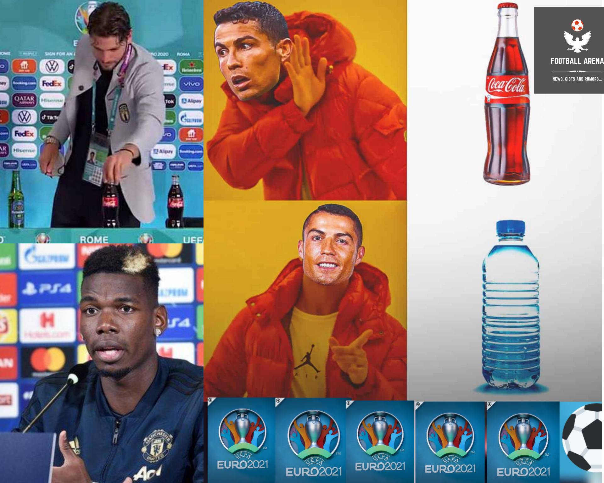 Ronaldo and coca cola