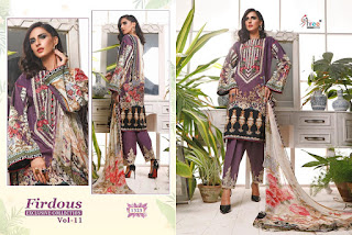 Shree Fab Firdous Exclusive Collection vol 11 pakistani Suits