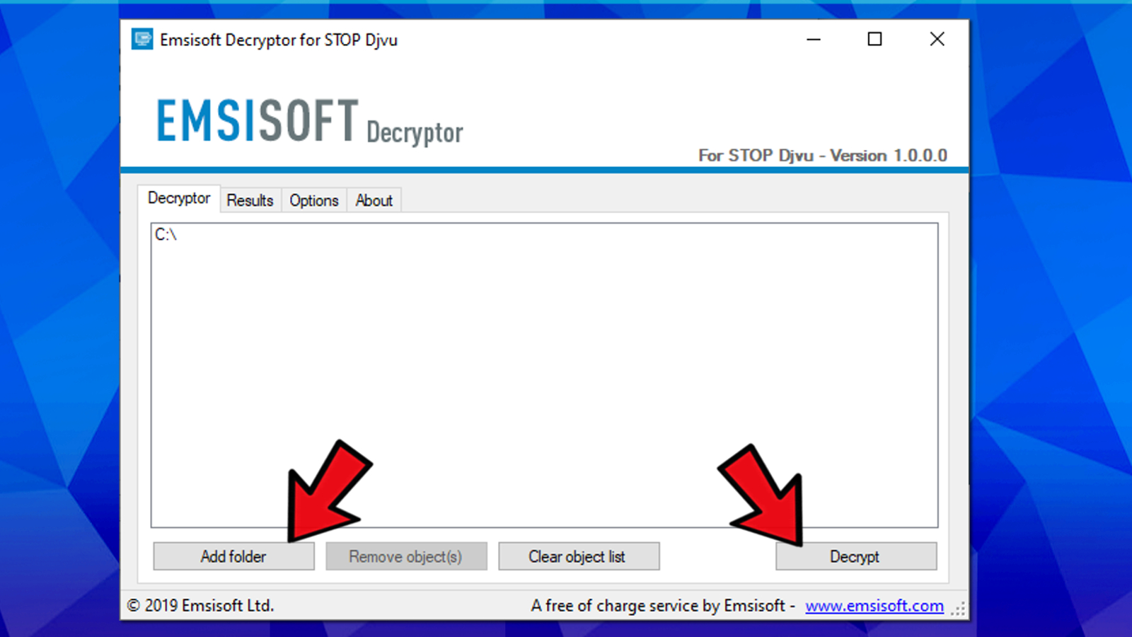 emsisoft decrypter 1.0.0.1 Ansari Shortlink