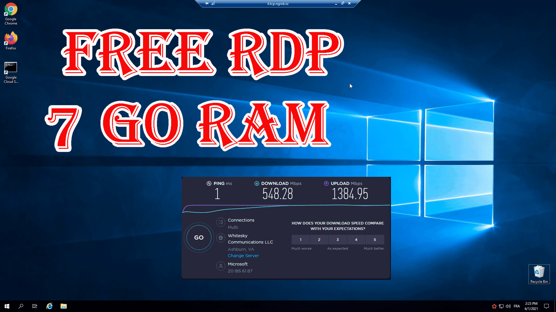 HOW TO GET UNLIMITTED FREE RDP ADMIN