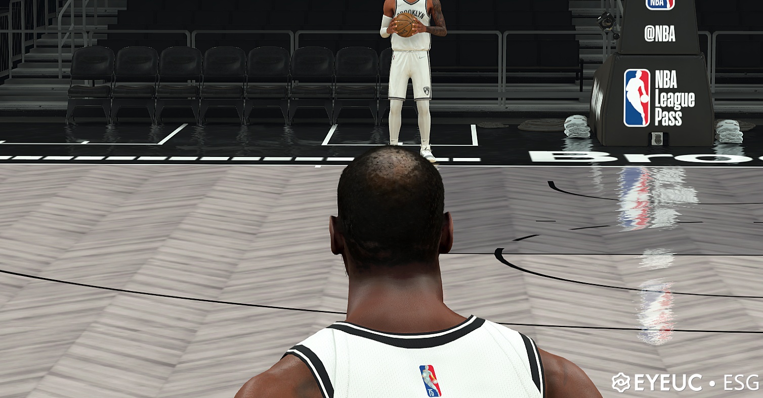 NBA 2K22 Kevin Durant Cyberface (Current Look With Bald Spot) by ESG
