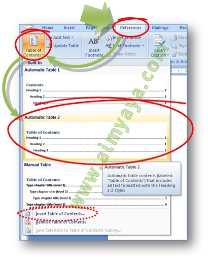 manually edit table of contents in word manually edit table of contents in word