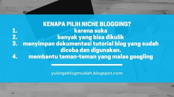 memilih niche blogging