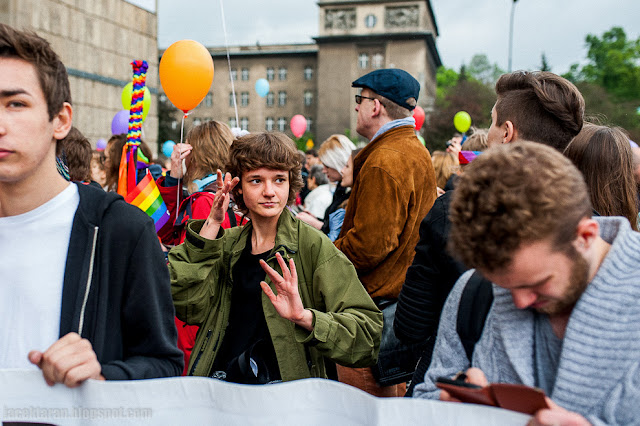 Marsz Rownosci, LBGT, Krakow, 2016