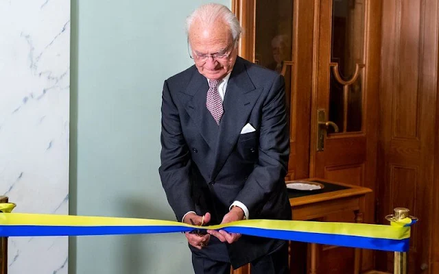 King Carl Gustaf, Queen Silvia and the Speaker of the Riksdag, Andreas Norlén