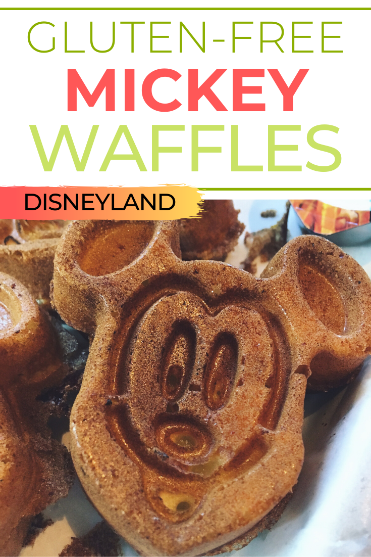Gluten Free Mickey Waffles at Disneyland Gluten Free and The Mouse