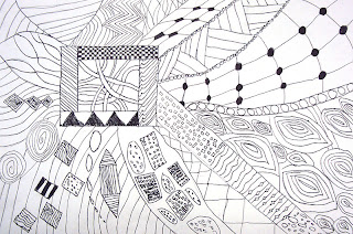 Art 1: Black and White Nonobjective Compositions