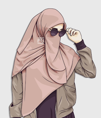 1001 Gambar Kartun Muslimah Bercadar