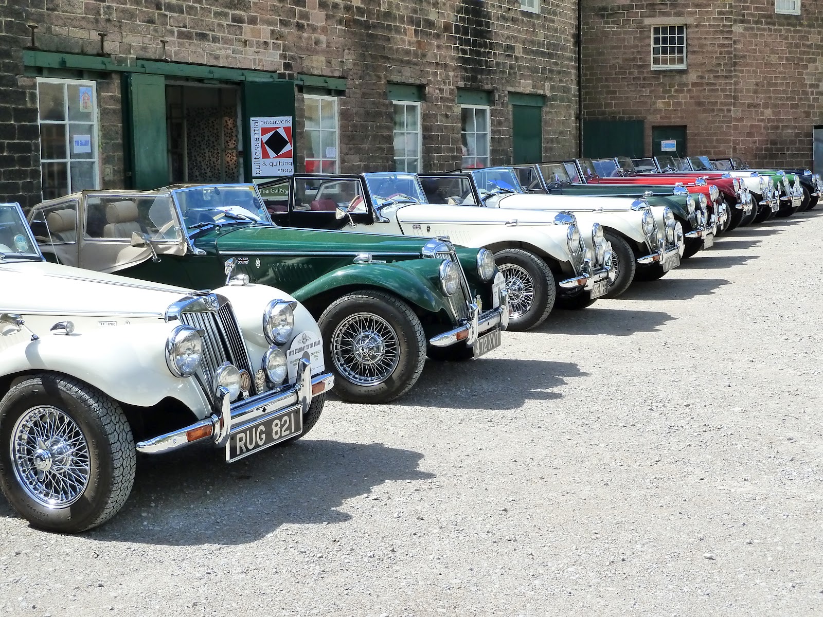 q u i l t e s s e n t i a l Rare Naylor cars at Arkwright's Mill