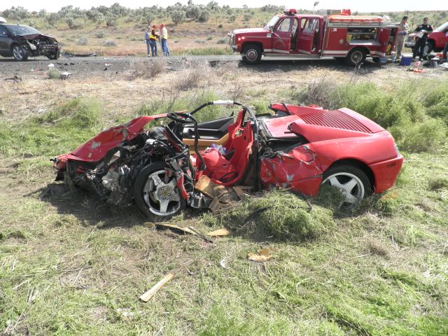 Ferrari ford accident #4