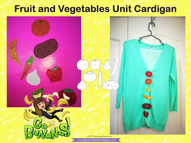 ESL/EFL Preschool Teachers: Fruit and Vegetables Theme for Kindergarten