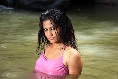 Sri Lankan Girls in Wet Dresses Looking Hot