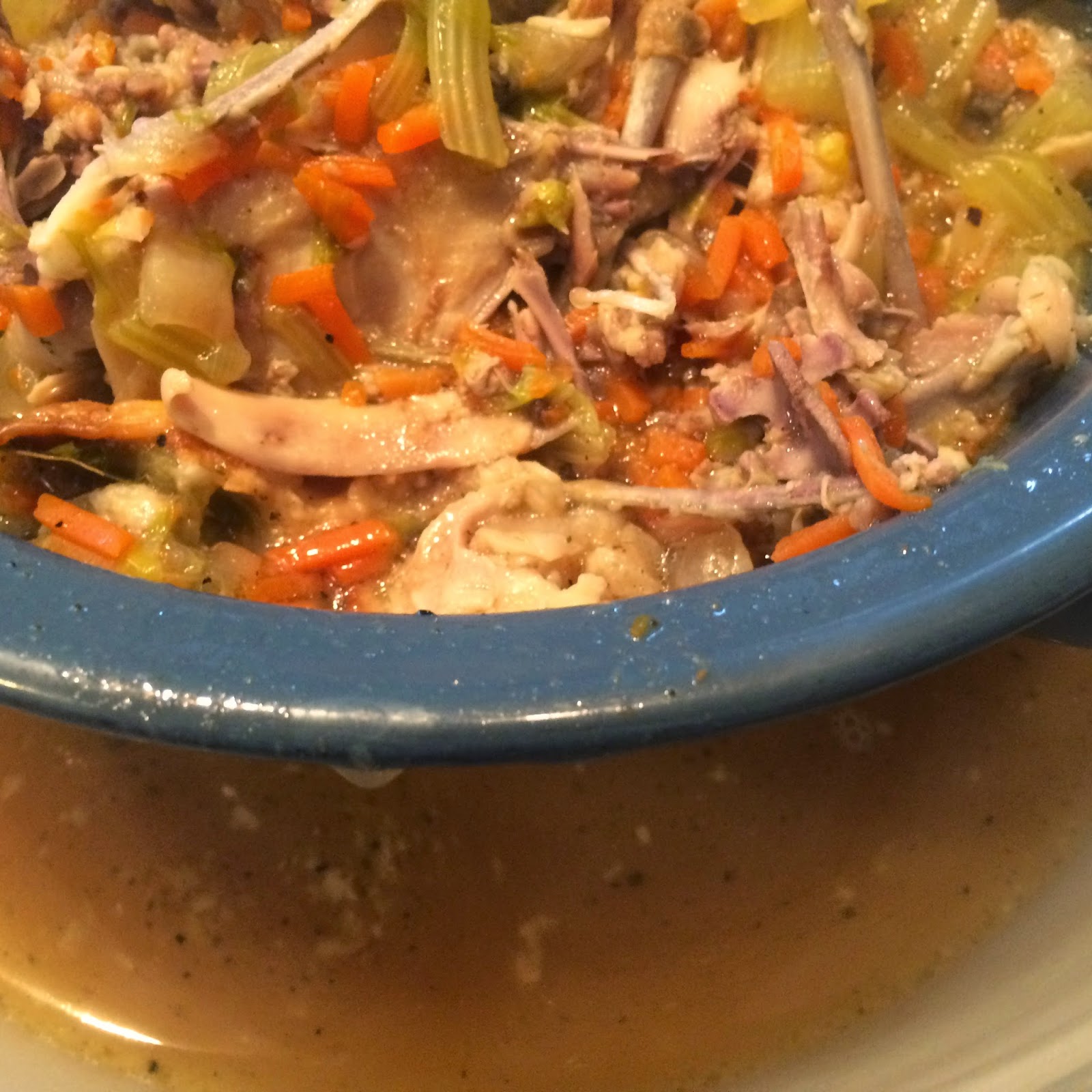LaceofGrace Roasted Chicken Soup