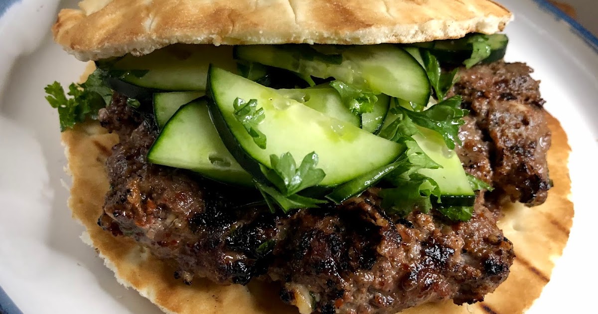 Turkish Lamb Burgers with Mint Slaw