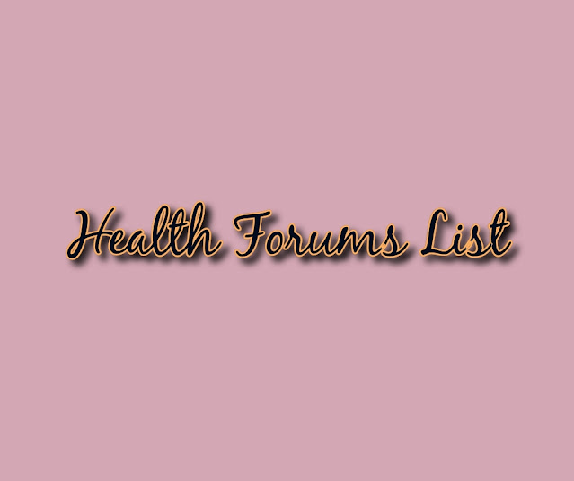 Top 20 health forum sites list