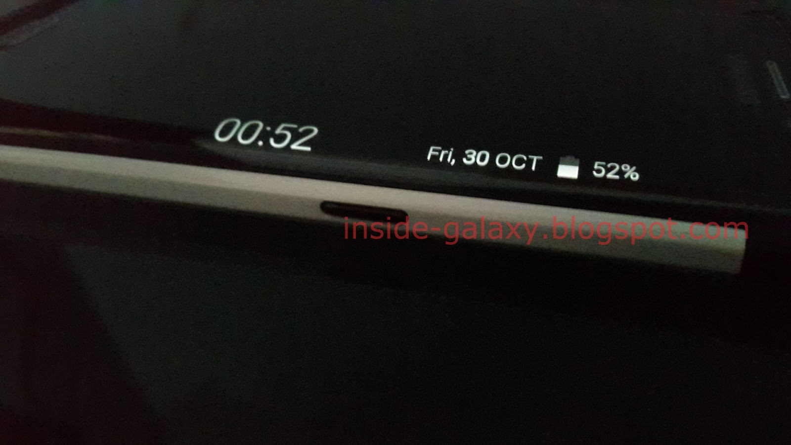 Inside Galaxy Samsung Galaxy S6 Edge How to Use Night Clock Feature
