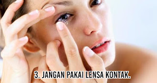 Benar gak sih melihat orang sakit mata bisa menular?