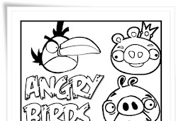 Ausmalbilder zum Ausdrucken: Ausmalbilder Angry Birds