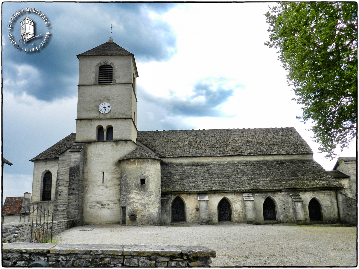 LA FRANCE MEDIEVALE: CHATEAU-CHALON (39) - Eglise Saint-Pierre (XIIe