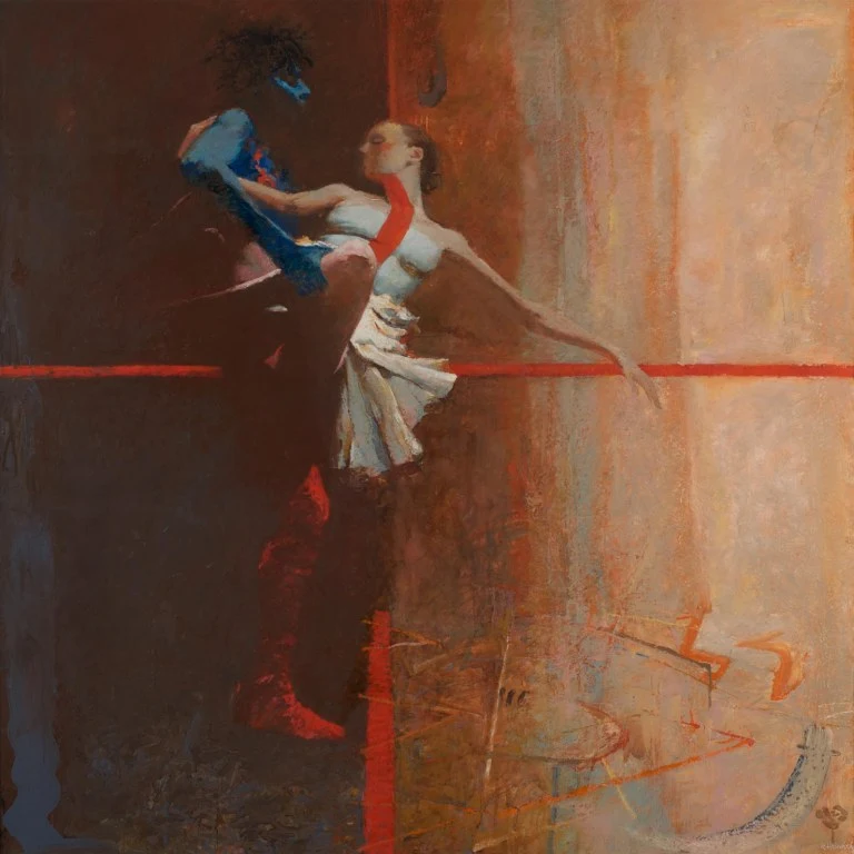 Dancers in White - Robert Heindel 1938-2005 - American painter