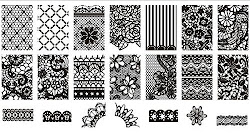 nail lace stamped plate challenge konad day28 cuban flag star stripes unite crazies l020 born