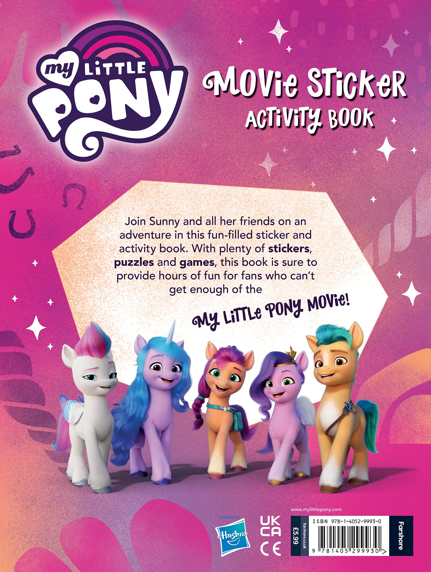 My Little Pony Movie Sticker Activity Book G5 Movie