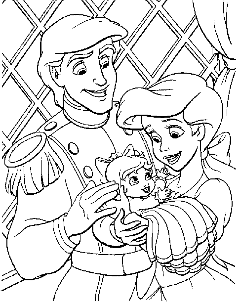 baby disney princess coloring pages online - photo #28