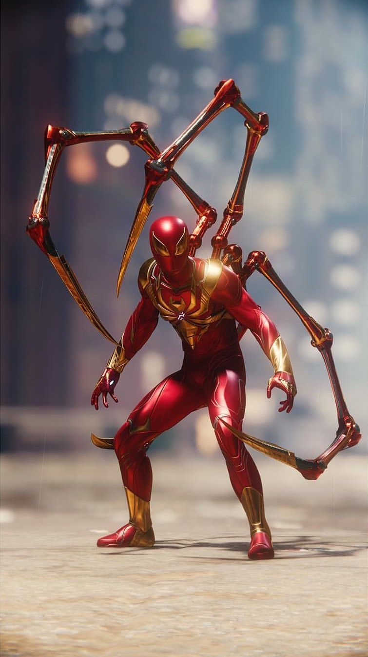 Our Favorite Classic Iron Spider Suit in Game Photography In Game