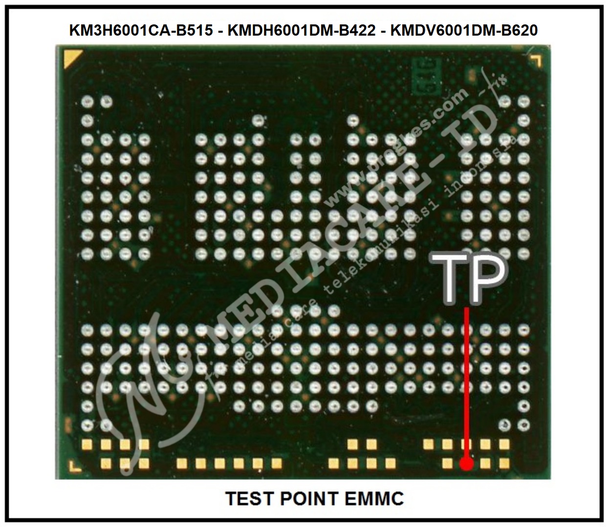 MEDIA CARE TELEKOMUNIKASI INDONESIA TEST POINT EMMC ALL BGA