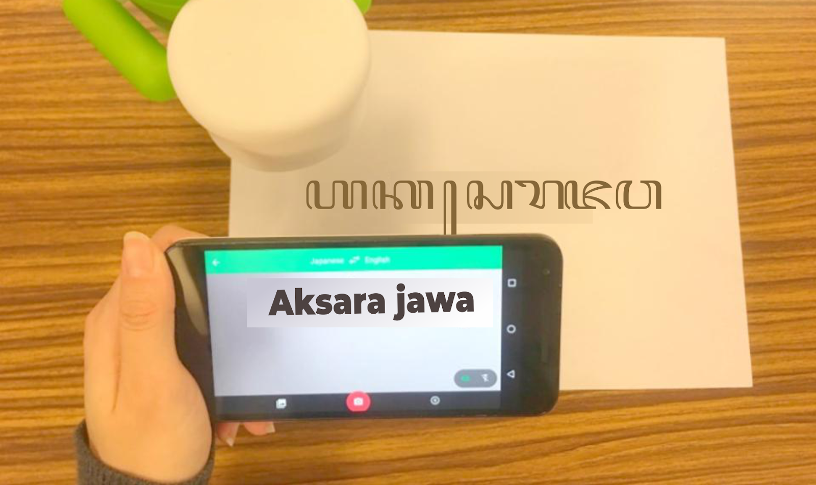 Kamera Translate Aksara Jawa ke Latin dengan Aplikasi Bagaskara The