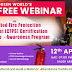 Free Webinar on CFPS (Certified Fire Protection Specialist)