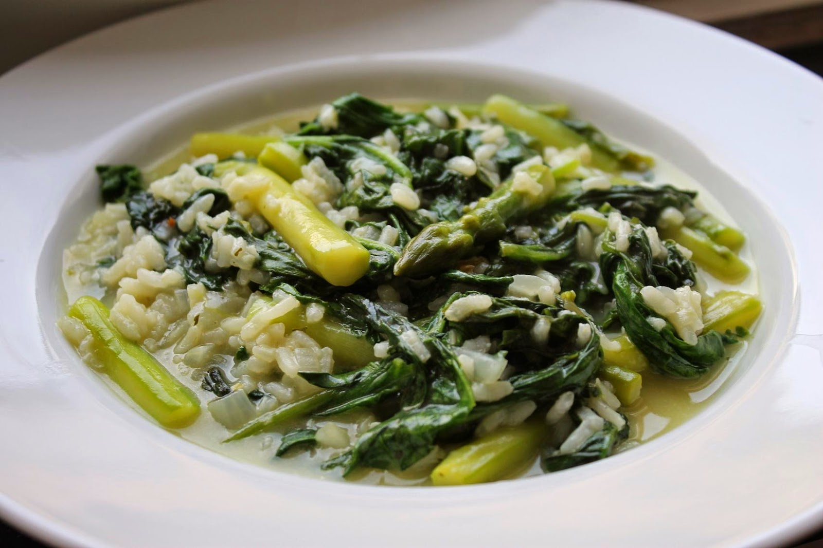 Gourmandises végétariennes: Risotto verde