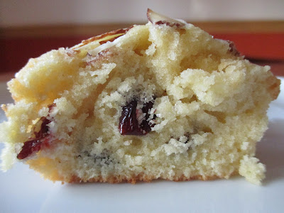 cranberry-almond teacakes