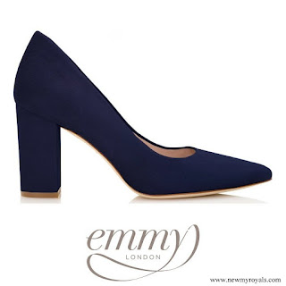 Kate Middleton wore Emmy London Josie Nany block heel pointed court shoes