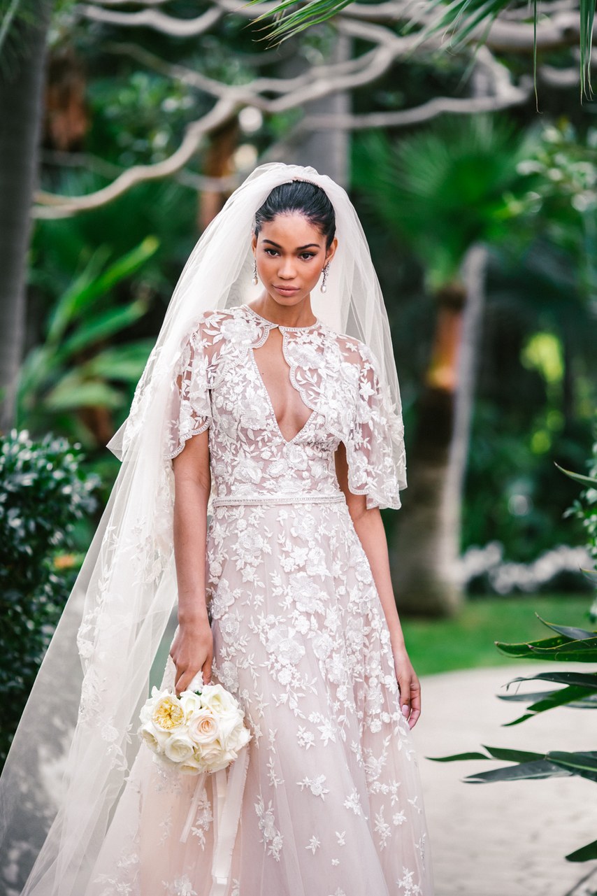 Wedding Inspiration: Victoria’s Secret Model Chanel Iman Selected Two Zuhair Murad Dresses for her March Wedding at the Beverly Hills Hotel