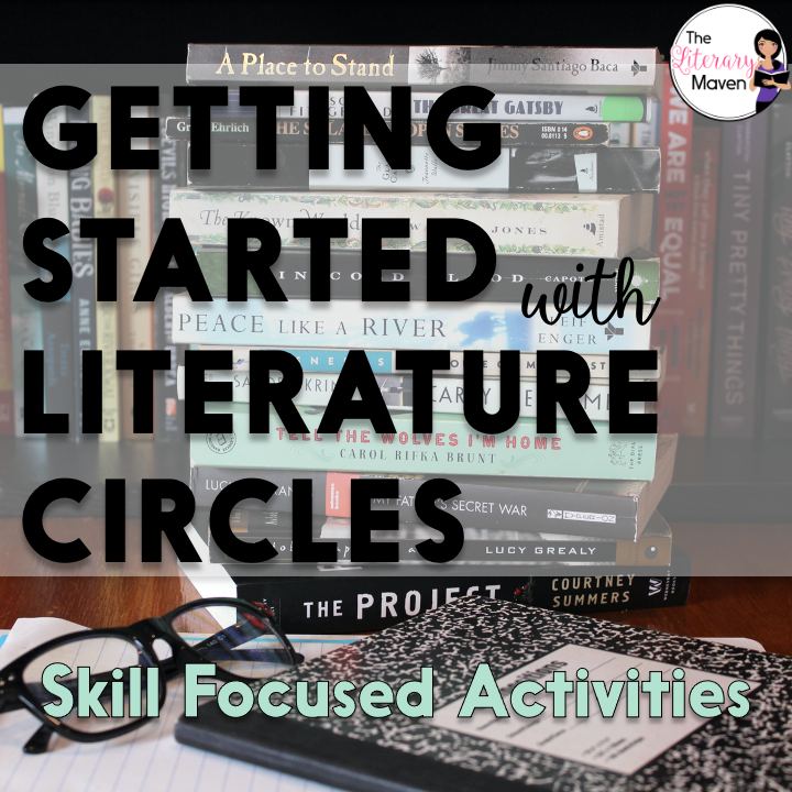 Literature circles are about reading and discussing, but also an opportunity to review and introduce skills through focused writing and activities.