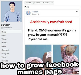 How to grow facebook memes page