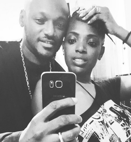Untitled Annie Idibia shares cute throwback pic of herself with 2face