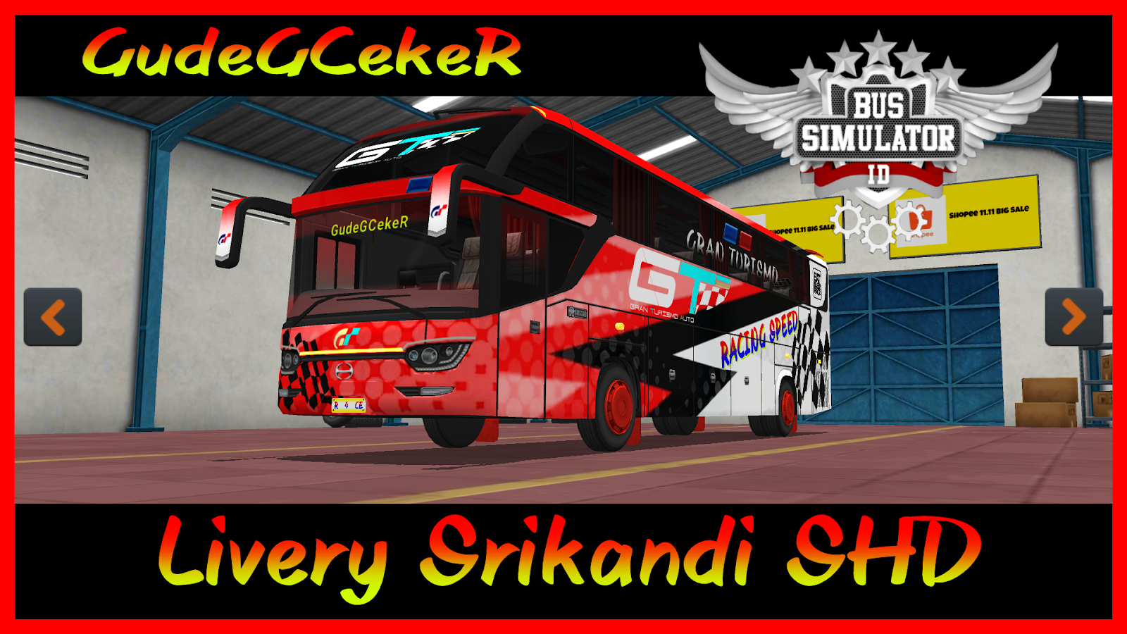 Livery Bus Simulator Indonesia Bussid Balap Livery Custom