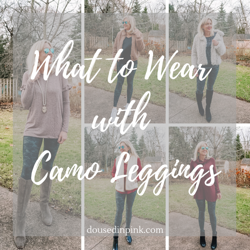 5 Ways to Wear Camo Leggings  Outfit Ideas - Doused in Pink