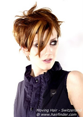 Verschiedene abgehackt Frisuren 2012