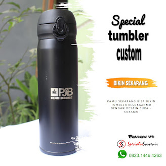 O82314464263 tumbler custom logo murah, tumbler custom logo make