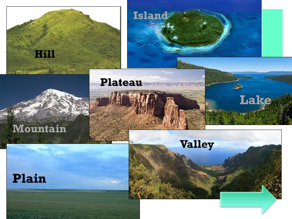 5 Types Of Landforms