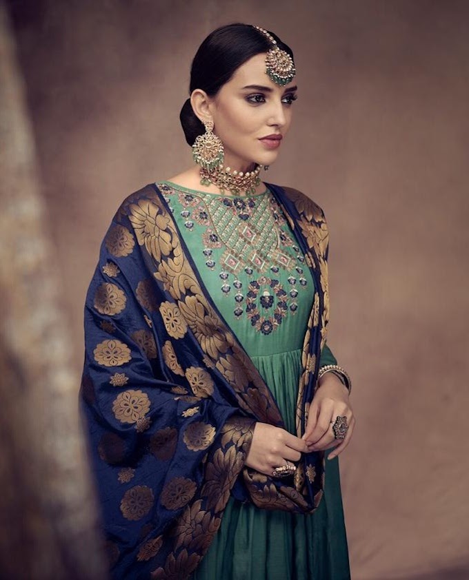 Indo Western Gown wholesale : Sajawat Bride vol 4