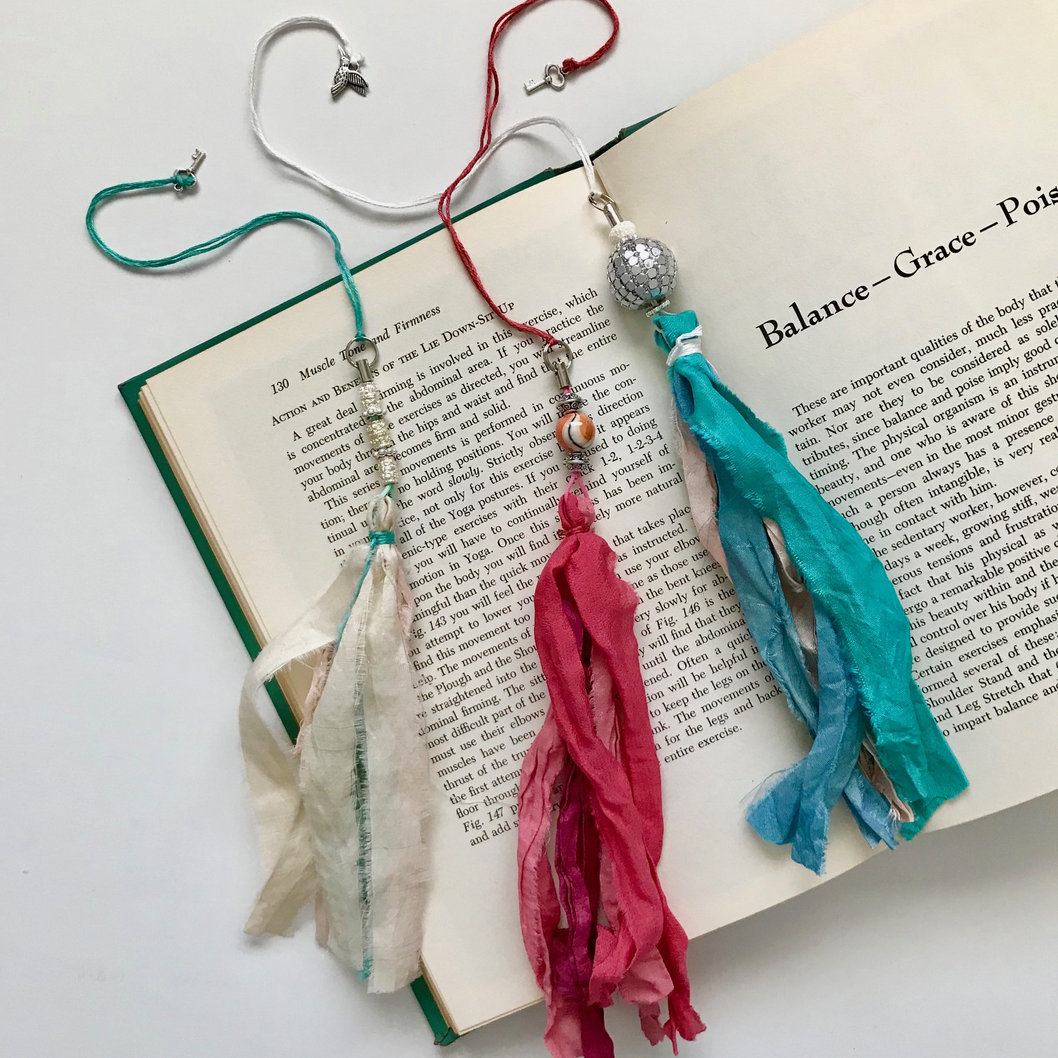 maycontainpaper Sari Silk Bookmarks
