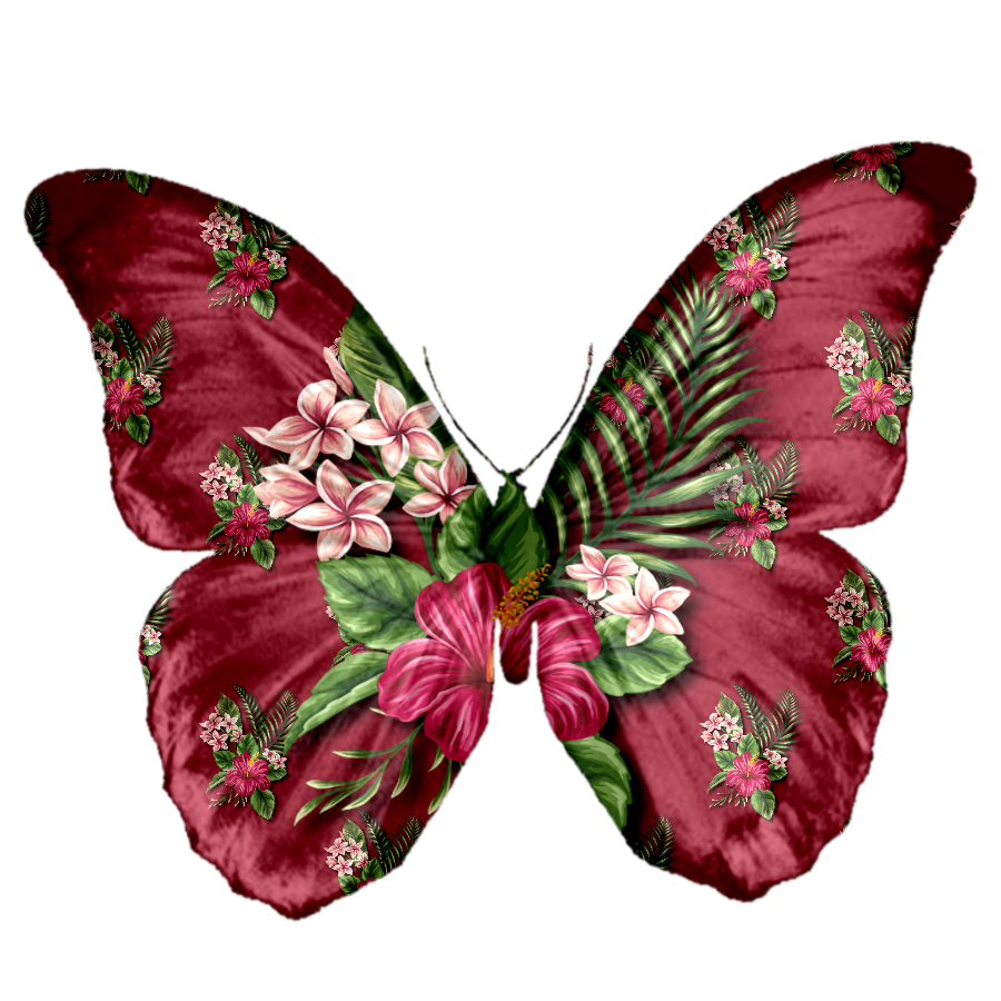 M. Michielin Alphabets TROPICAL FLOWERS HAWAII ALPHABET AND ICONS PNG