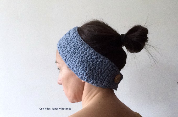 Con hilos, lanas y botones: Cinta aperta - cinta ancha para el pelo (patrón gratis)