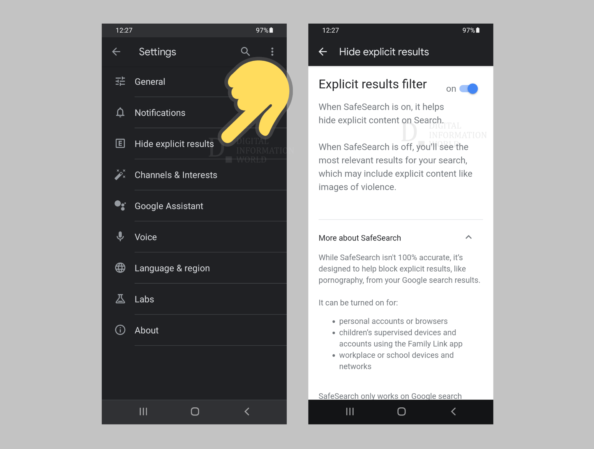 Google's SafeSearch feature is in for a change to create a safer