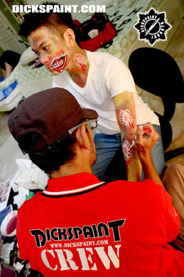 face painting zombie jakarta