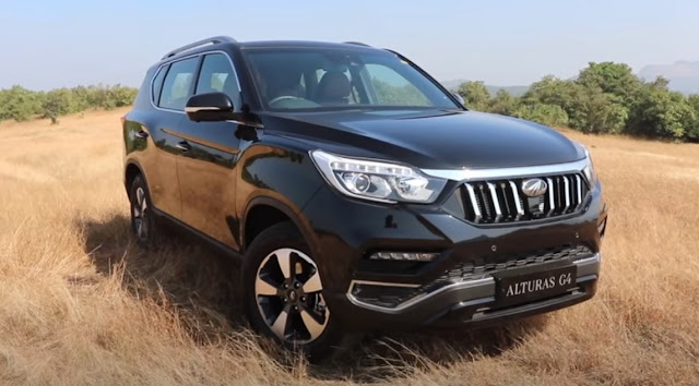 Mahindra Alturas G4 : Longer than Fortuner